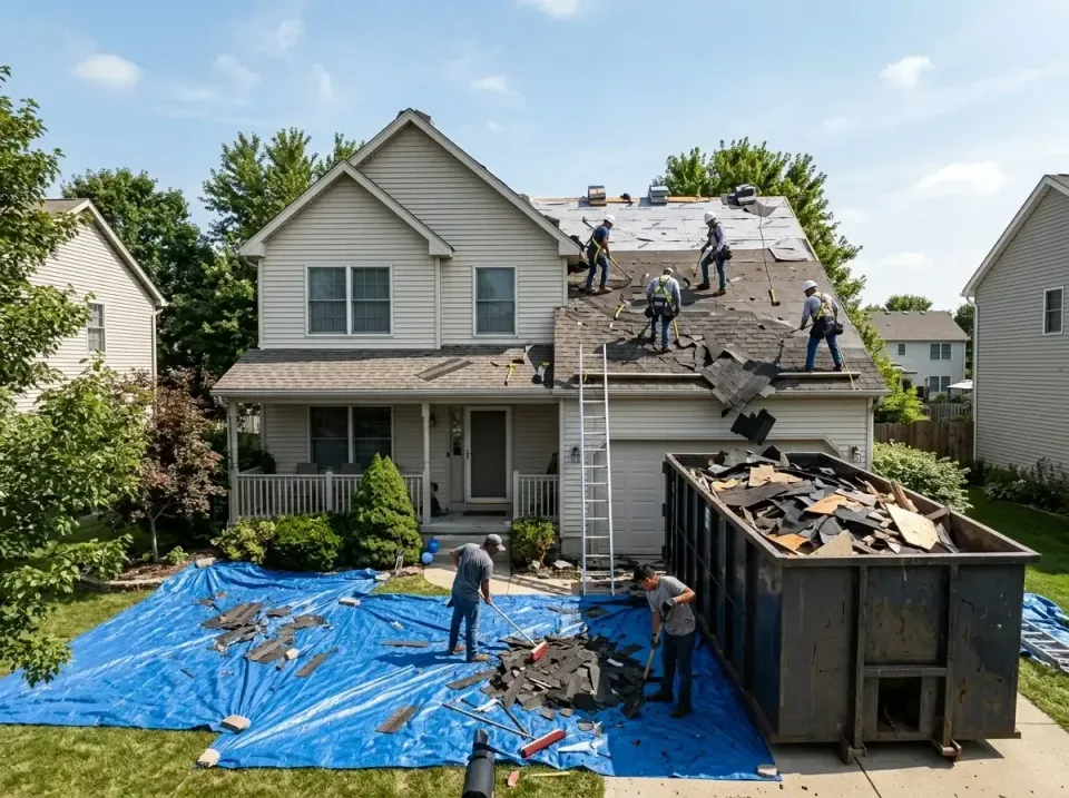roof-replacement-debris-remova-004 — frequently asked questions, Cheapest Dumpster Rentals in Bodfish, CA